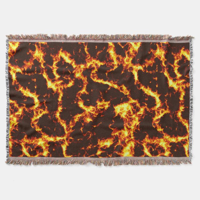 Lava Throw Blanket (Front)