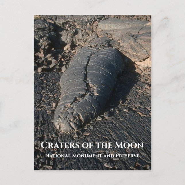 Lava Toe, Craters of the Moon, Idaho Postcard (Front)