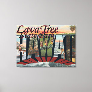Lava Tree State Park, Hawaii Canvas Print