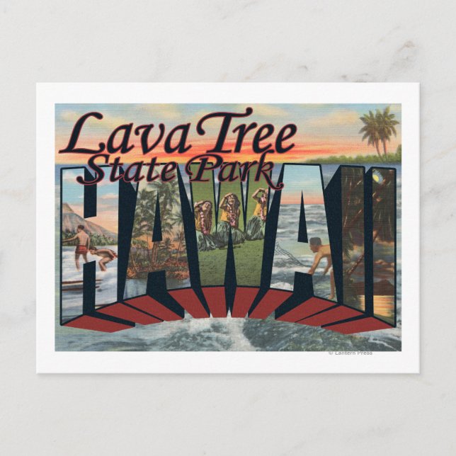 Lava Tree State Park, Hawaii Postcard (Front)
