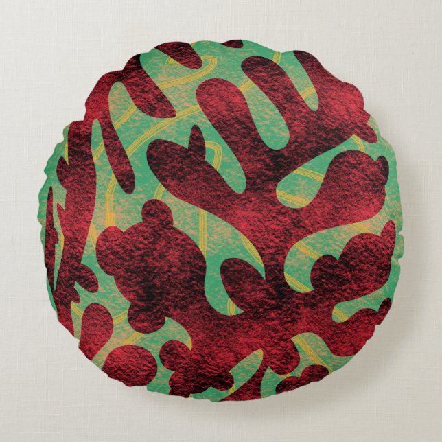 Lava Tubes Round Cushion (Front)