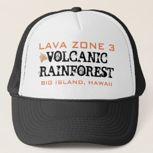 LAVA ZONE 3 BIG ISLAND, HAWAII TRUCKER HAT