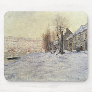 Lavacourt under Snow, c.1878-81 Mouse Mat