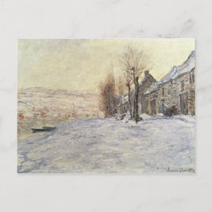 Lavacourt under Snow, c.1878-81 Postcard