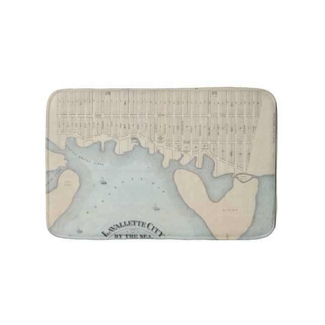 Lavallette City by the Sea, Squan Beach, NJ Bath Mat (Front)