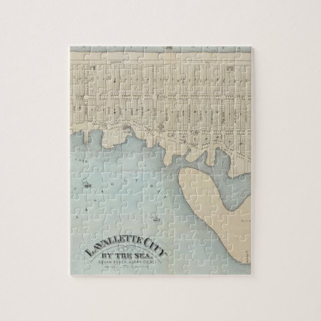Lavallette City by the Sea, Squan Beach, NJ Jigsaw Puzzle (Vertical)