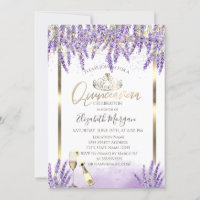 Lavanda Frame Wine Quinceanera