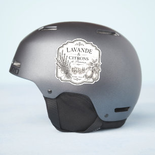 lavande et citron vinyl sticker