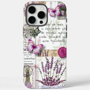Lavande et Papillon Vintage Parisian Dreams iPhone 16 Pro Max Case