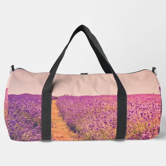 Lavander Duffle Bag (Front)