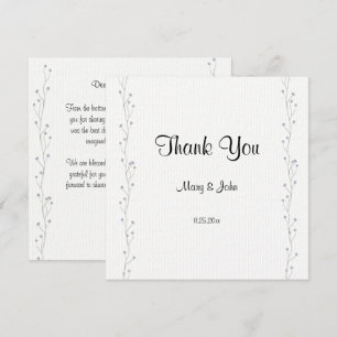 Lavander Floral Script Love Heart Wedding