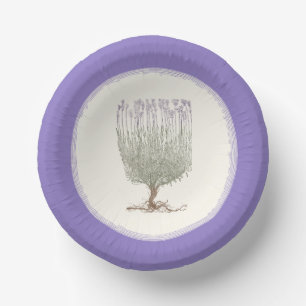 Lavander Paper Plate