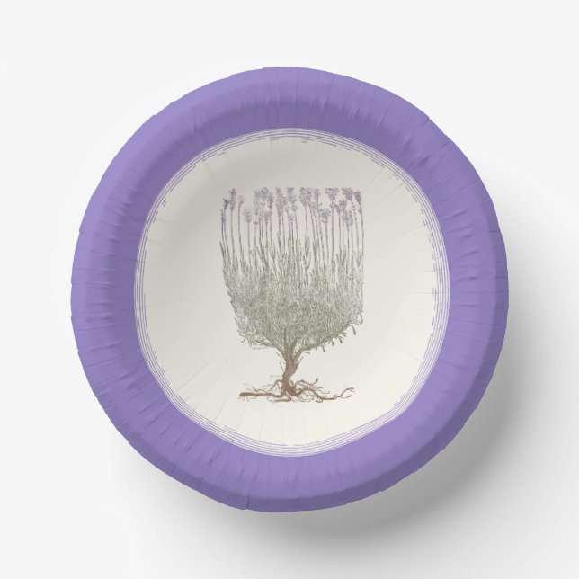 Lavander Paper Plate (Front)