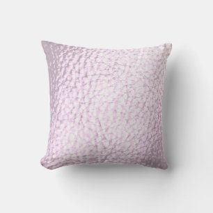 Lavander Pearl Faux Leather Design Cushion