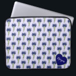 Lavandula Lavender Bunch Herb Purple Flower Garden Laptop Sleeve<br><div class="desc">Design features an original marker illustration of a bunch of purple lavender, an garden staple popular as an ornamental plant and culinary herb. Used fresh, dried, and as an essential oil in medicine and cosmetics, the perennial lavender (lavandula) flower is known for its fragrant scent. This floral design is also...</div>