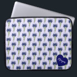 Lavandula Lavender Bunch Herb Purple Flower Garden Laptop Sleeve<br><div class="desc">Design features an original marker illustration of a bunch of purple lavender, an garden staple popular as an ornamental plant and culinary herb. Used fresh, dried, and as an essential oil in medicine and cosmetics, the perennial lavender (lavandula) flower is known for its fragrant scent. This floral design is also...</div>