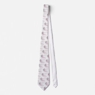 Lavatera Flower Macro Tie