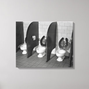 Lavatory Facilities, 1943 Canvas Print