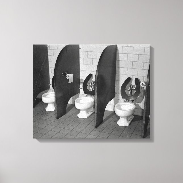 Lavatory Facilities, 1943 Canvas Print (Front)