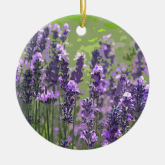 LAVENDAR 1 CERAMIC TREE DECORATION