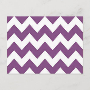 Lavendar Chevron Postcard