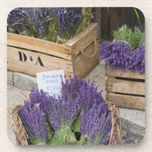 Lavendar for sale, Provence, France Coaster