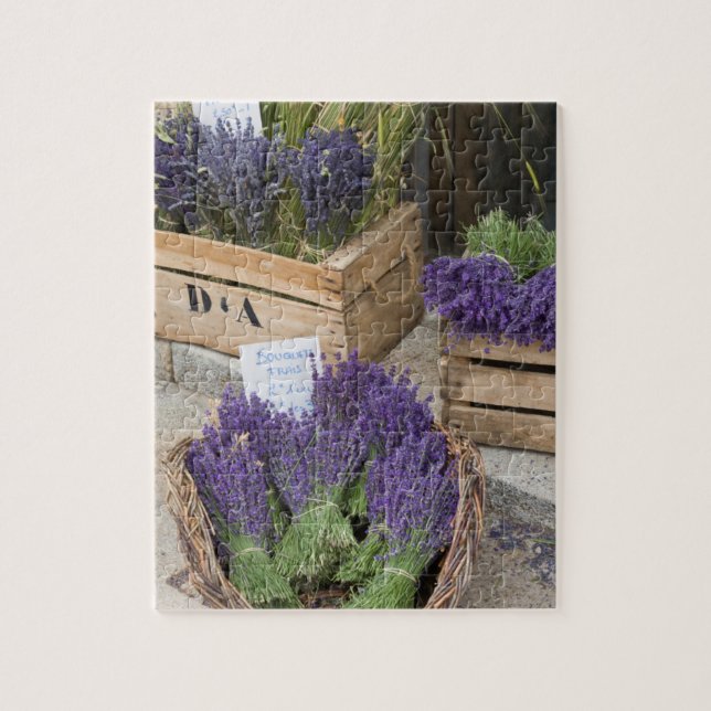 Lavendar for sale, Provence, France Jigsaw Puzzle (Vertical)