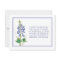Lavendar Funeral Note Card Flat Bereavement Notes