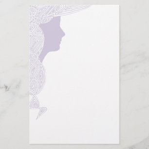 Lavendar Lady Stationery
