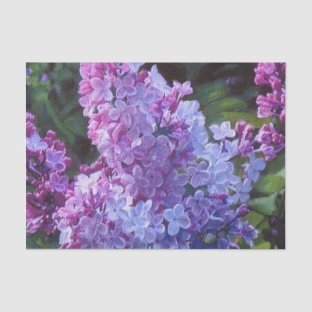 Lavendar Lilacs Tissue Paper (Front)