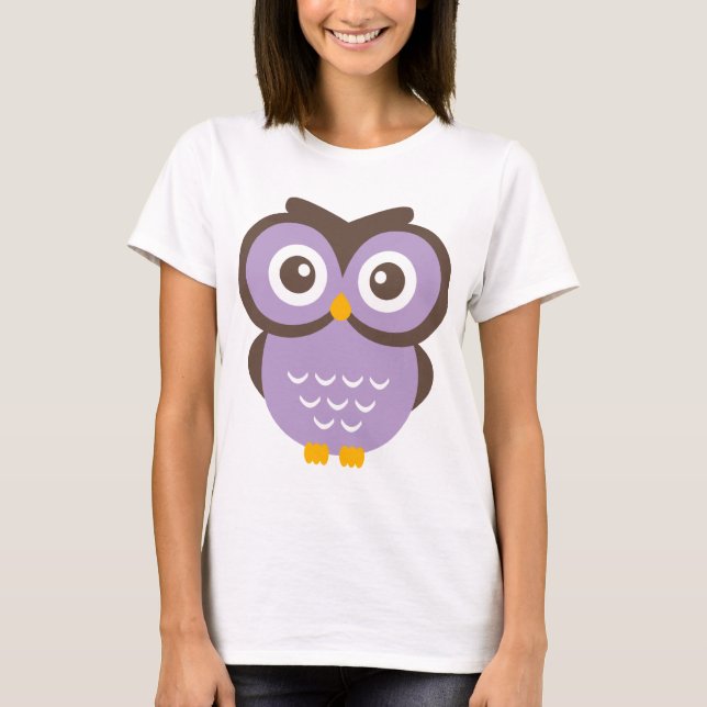Lavendar Owl T-Shirt (Front)