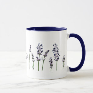 Lavendar   Purple Floral Flowers Pastel Mug