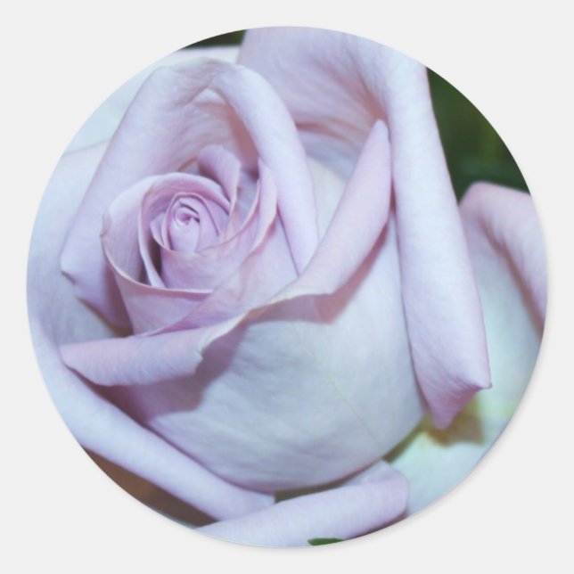 Lavendar Rose Envelope Seals & Stickers (Front)