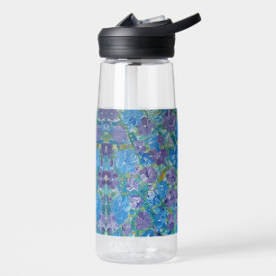 Lavendar Roses Floral Water Bottle