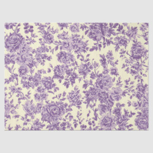 Lavendar Roses Tissue Paper