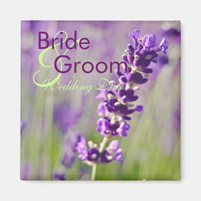 Lavendar • Save the Date Magnet (Front)
