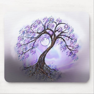 Lavendar Tree of Life Mousepad
