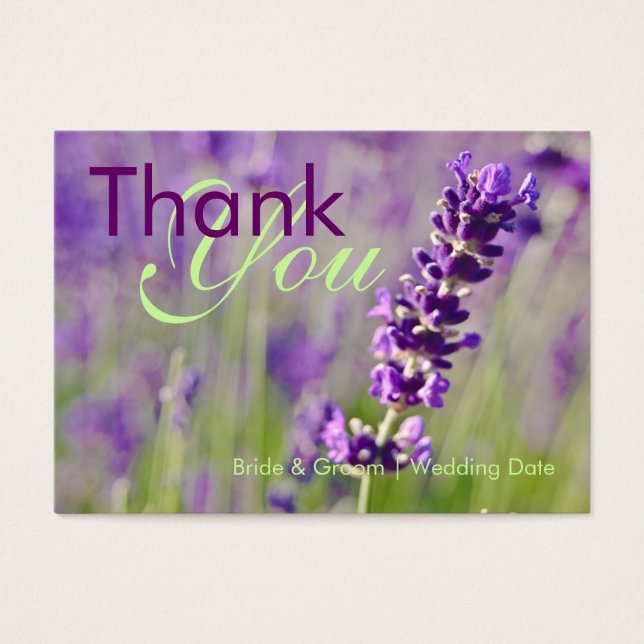 Lavendar • Wedding Favour Tag (Front)