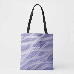 Lavender Abstract Watercolor Tote Bag