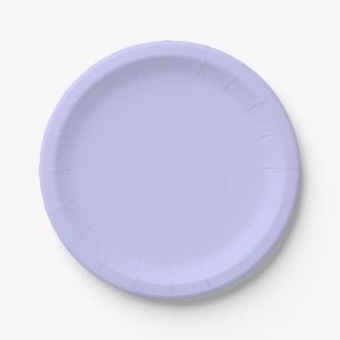Lavender accent colour decor ready to customise paper plate
