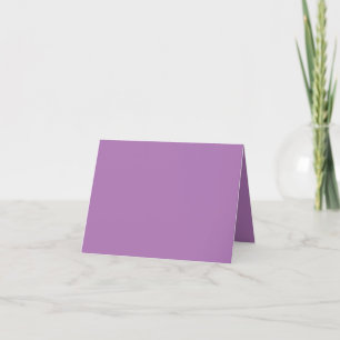 Lavender #AD7682 Folded Thank You Card