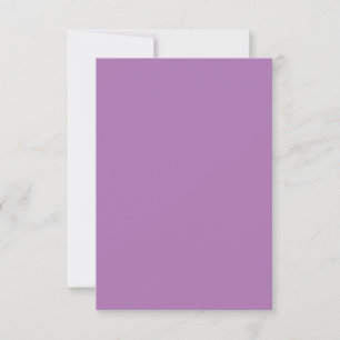 Lavender #AD7682, Pastel Purple RSVP Card
