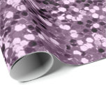 Lavender Amethyst Purple Glitter  Wedding Bridal Wrapping Paper<br><div class="desc">Elegant minimal glitter decor
flrenceK</div>