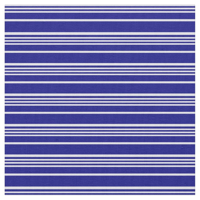 Lavender and Blue Coloured Lines Pattern Fabric (Close Up)