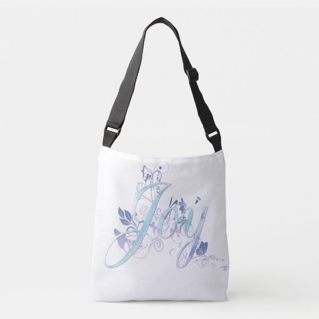 Lavender and Blue Joy Crossbody Bag (Front)