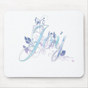 Lavender and Blue Joy Mouse Mat