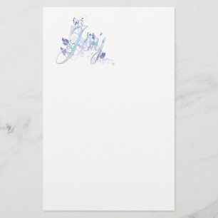 Lavender and Blue Joy Stationery