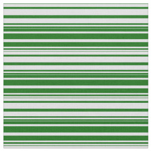 Lavender and Dark Green Striped Pattern Fabric