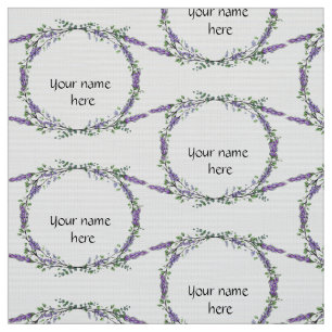 Lavender and Eucalyptus Fabric