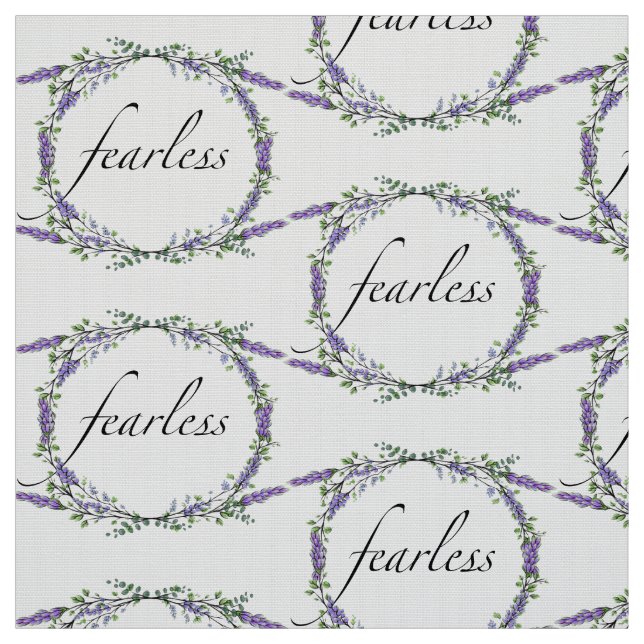 Lavender and Eucalyptus Fearless Fabric (Swatch)